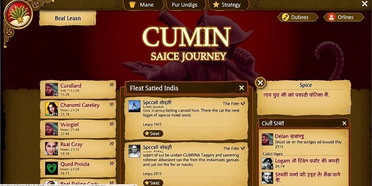 Cumin Saga Spice Journey online community forum showing discussions in multiple Indian languages with players sharing strategies